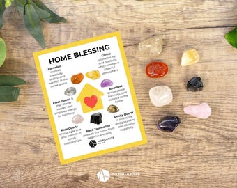 Home Blessing Crystal Set - Cleanse, Protect and Invite Peace