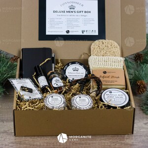 Men Care Package, Connoisseur Gift Box, Gifts For Him, Self Care for Men, Gift Box for Men, Self-Care Gift, Bachelor Gift Box, Groom Gift, M