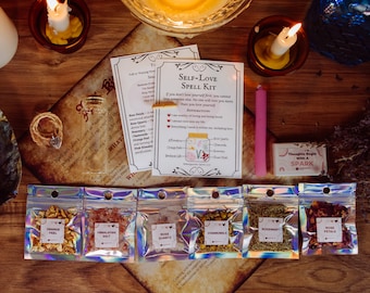 Self-Love Spell Jar Kit: DIY Intention Jar with Rose Quartz