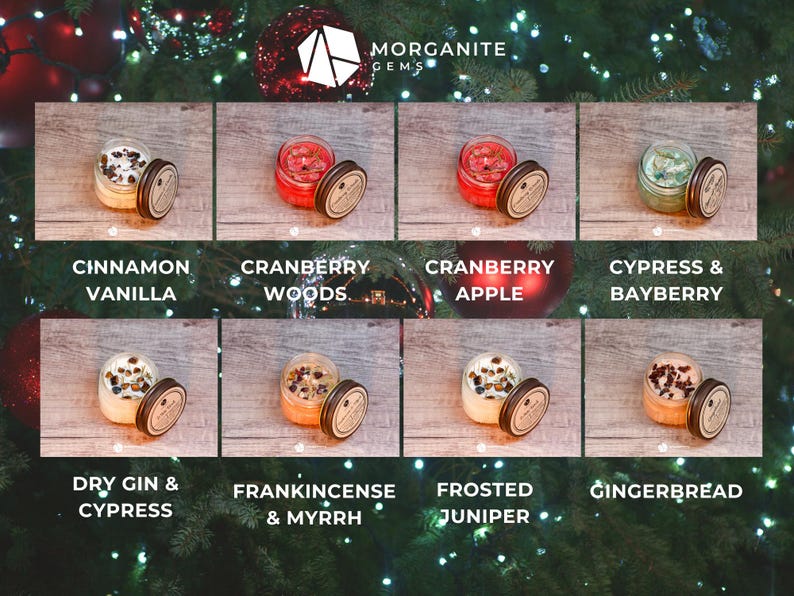 Christmas Candles, Holiday Candles, Yule Candles, Scented Holiday Candles, Hand Poured, Soy Candles, Mistletoe, Eggnog, Mulled Wine