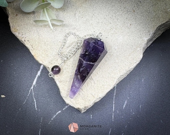 Amethyst Crystal Pendulum for Intuition & Spiritual Peace