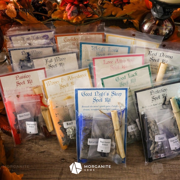 Mini Intention Spell Kit: Beginner Witch Ritual with Instructions