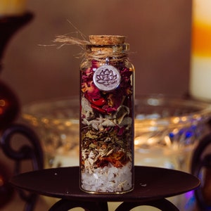 Manifestation Jar for Motivation & Intention Setting, Self-Care Spell Jar with Positive Mindset, Love Yourself Curio Bottle Gift