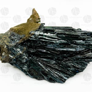 Raw Vivianite Crystal Cluster – 344g Rare Natural Mineral Specimen | Unique Collector Stone