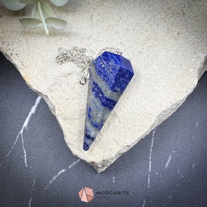 Lapis Lazuli Pendulum: Crystal Divination Tool for Intuition & Wisdom