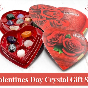 Valentines Crystals Mystery Box | Unique Gift for Romance & Love | Mixed Crystals for a Special Valentine