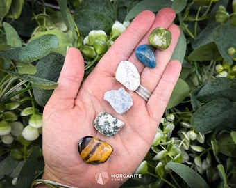 Gemini Zodiac Crystal Set: Healing Gemstones Gift Box