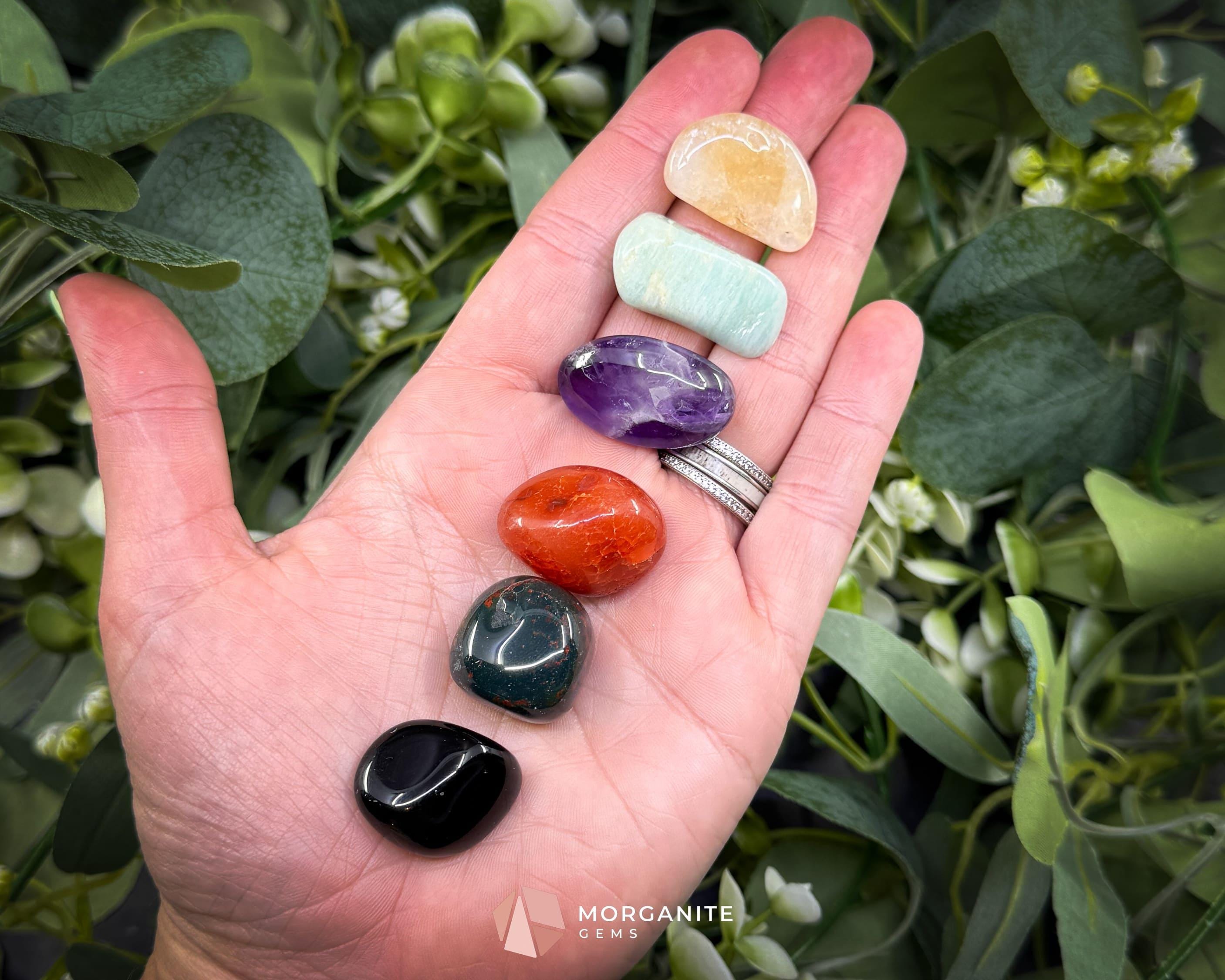 Aries Crystal Set: Zodiac Healing Gemstones With Gift Box - Etsy