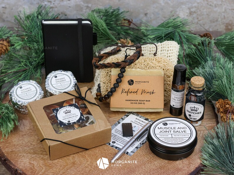 Men Care Package, Connoisseur Gift Box, Gifts For Him, Self Care for Men, Gift Box for Men, Self-Care Gift, Bachelor Gift Box, Groom Gift, M
