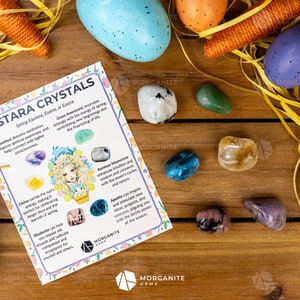 Ostara Crystal Set, Spring Equinox, Easter Crystals, Spring Equinox Crystals, Ostara Celebration, Wheel of the Year, Sabbat