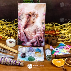 Ostara Altar Box | Spring Equinox Ritual & Gift Box with Crystals | Ostara Offering for Easter Celebrations