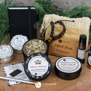 Men Care Package, Connoisseur Gift Box, Gifts For Him, Self Care for Men, Gift Box for Men, Self-Care Gift, Bachelor Gift Box, Groom Gift, M