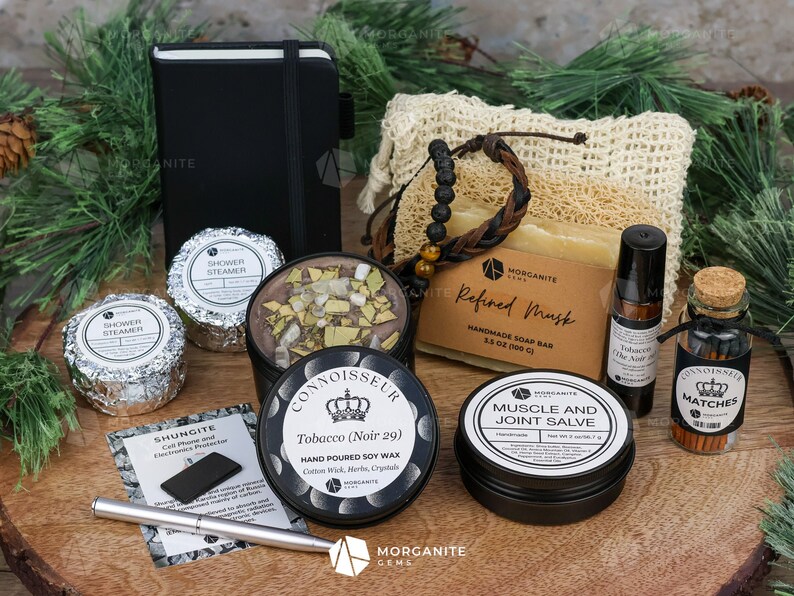 Men Care Package, Connoisseur Gift Box, Gifts For Him, Self Care for Men, Gift Box for Men, Self-Care Gift, Bachelor Gift Box, Groom Gift, M