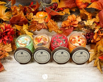 Autumn Soy Candle Set: Fall Scents, Hand-Poured in Utah
