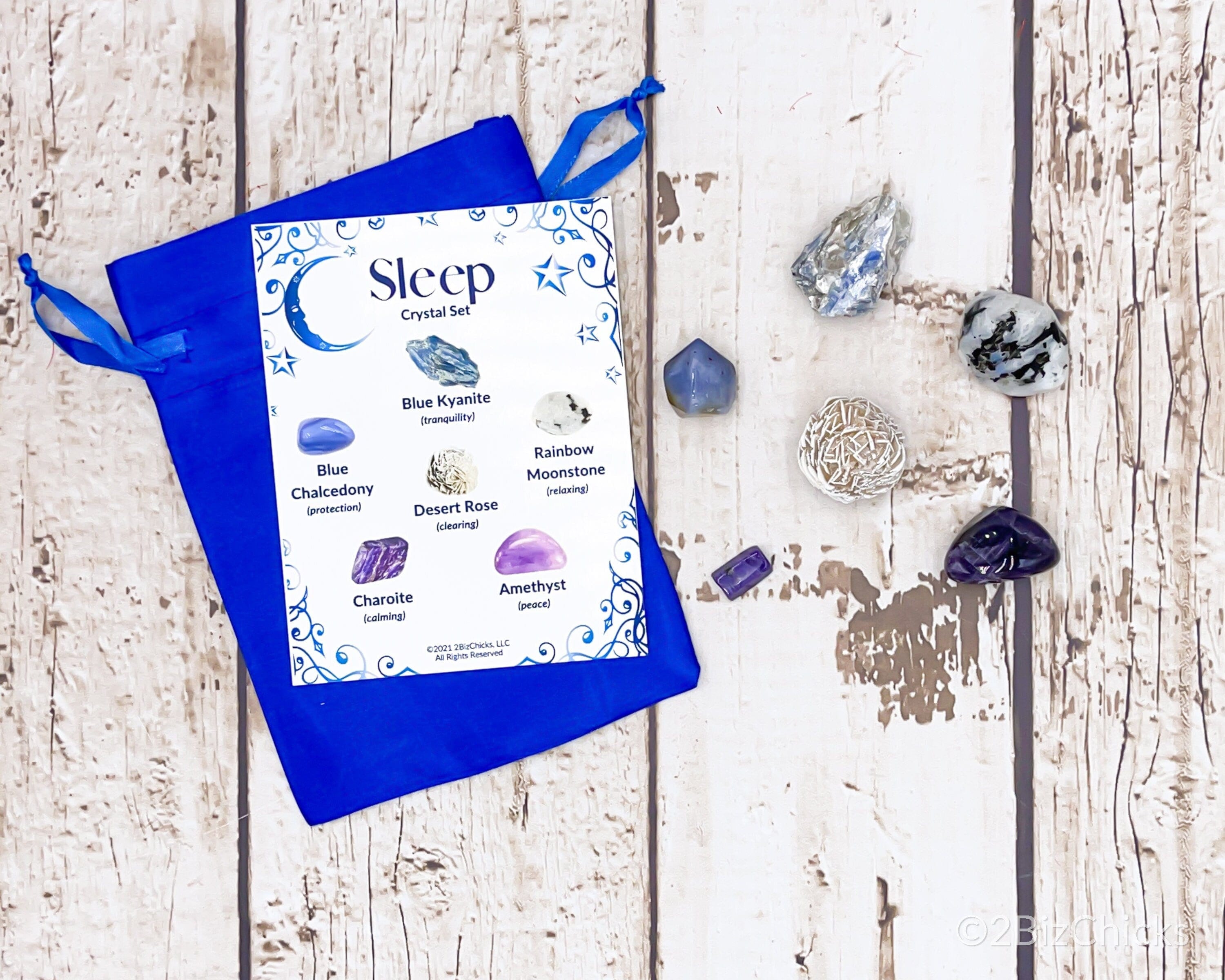 SLEEP CRYSTAL KIT Healing Crystal Set Raw Crystal Set Etsy