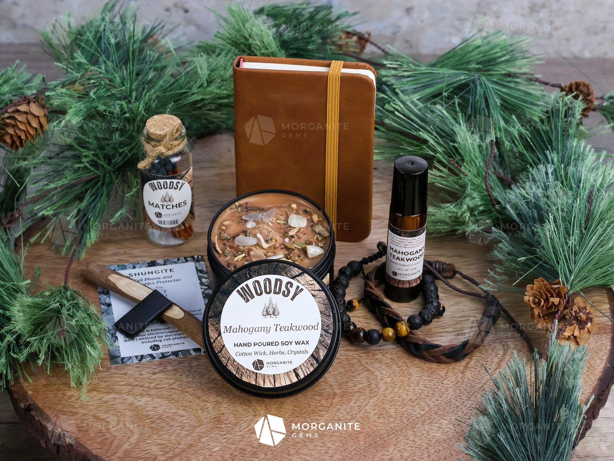 Woodsy Gift Box for Men, Candle, Soap, & Accessories - Etsy