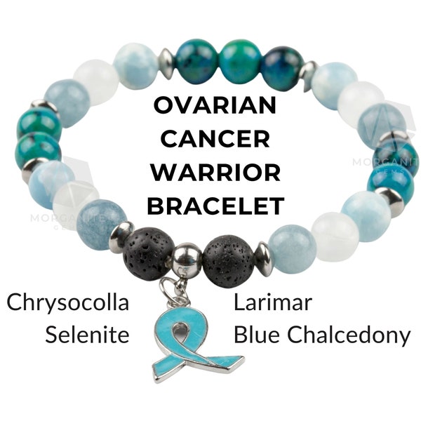 Ovarian Cancer Bracelet | Ovarian Bracelet | Gifts for Ovarian Cancer | Ovarian Healing Bracelet | Ovarian Cancer Awareness | Cancer Gift |