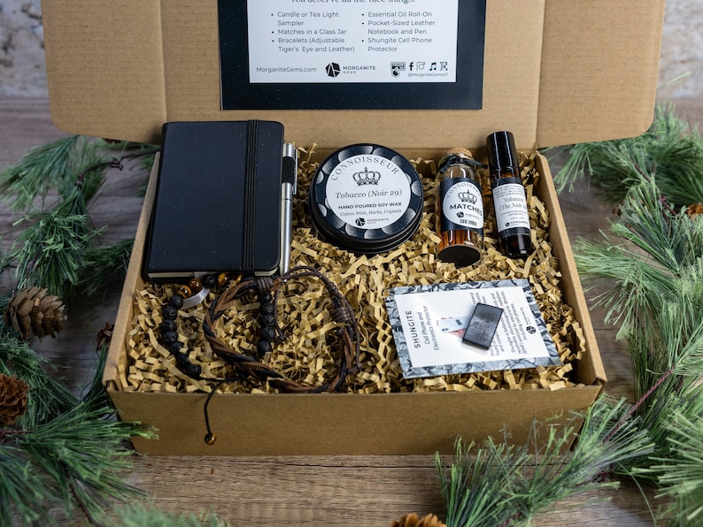 Men Care Package, Connoisseur Gift Box, Gifts For Him, Self Care for Men, Gift Box for Men, Self-Care Gift, Bachelor Gift Box, Groom Gift, M