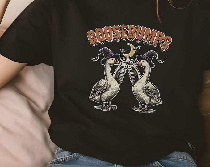 Goosebumps Silly Goose T-Shirt - Silly Goose Halloween Design - Halloween T-shirt - Silly Goose Enthusiasts - Silly Goose Tee