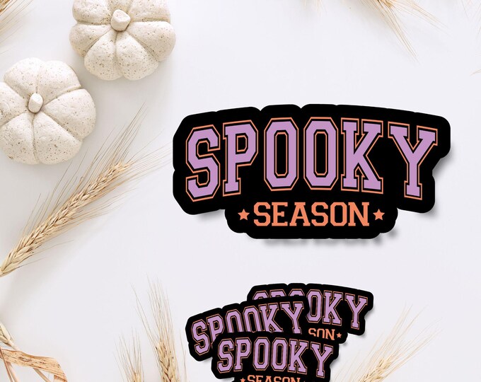 Spooky Season - Cute Halloween Sticker - Fall Sticker - Spooky Season Decal - Halloween Aesthetic - Fall Vibes