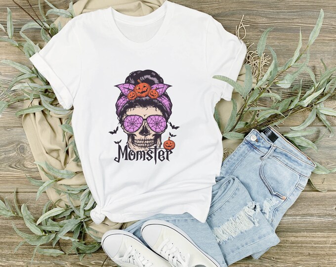 Cute Skeleton Halloween Shirt, Pumpkin Halloween shirt, Pumpkin Shirt, Fall shirt, Spooky Season T-Shirt, Fall Shirts for WomenSkeleton 12