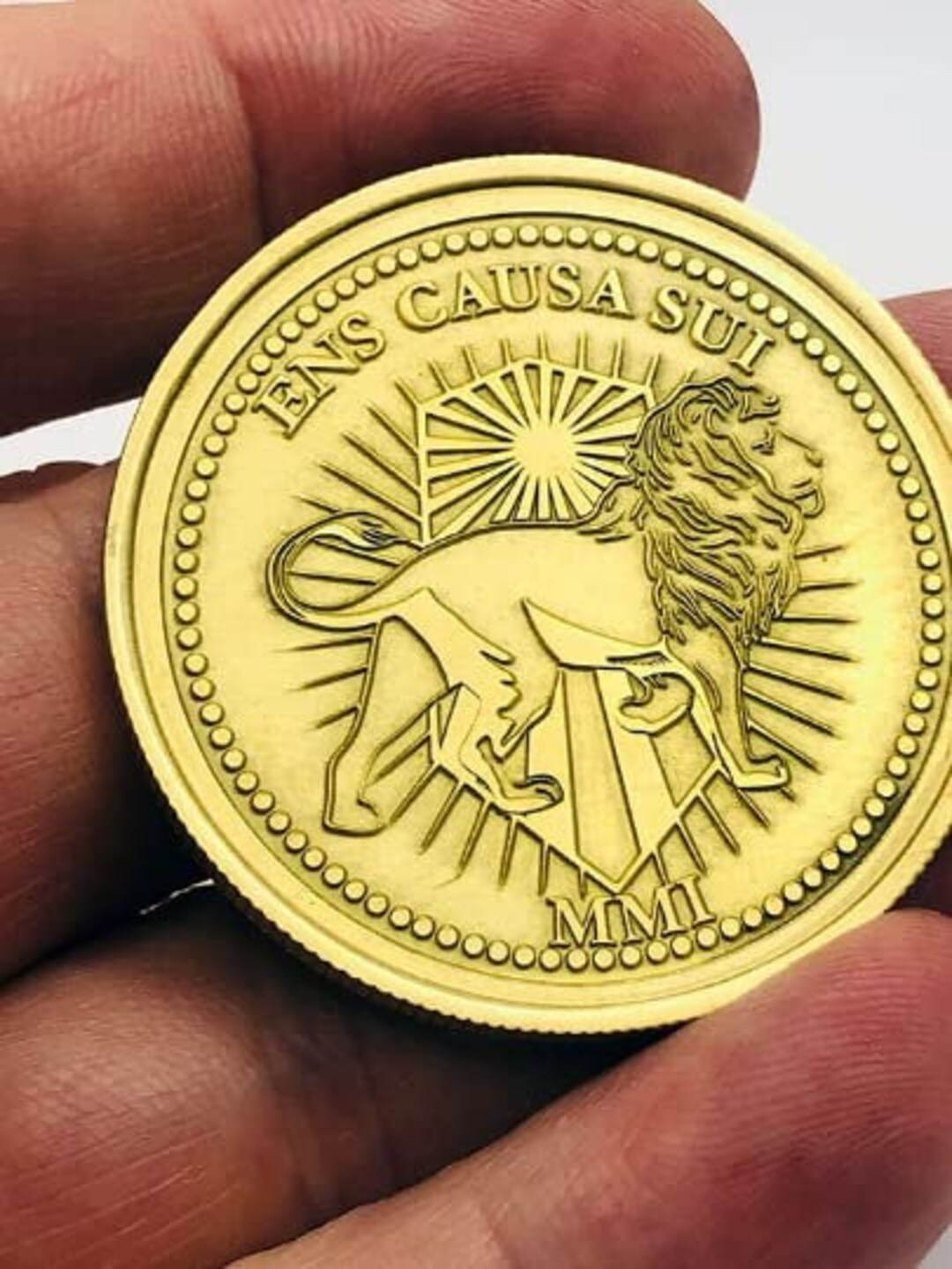 Wick Coin Continental Coin EDC Coin Wick Keychain Movie Prop Wick Gold