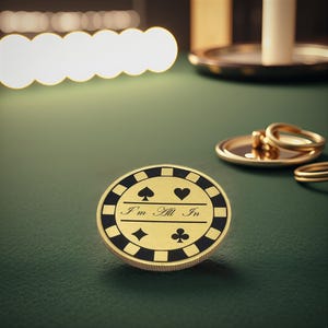 Poker | Je suis à fond | Protecteur de carte de poker personnalisé | Pièce de décision | Coffret cadeau poker | Idées cadeaux poker | Jeton de poker | Cadeau joueur de poker