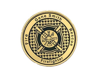 Firefighter Gift | Firefighter Personalized Coin | Firefighter Gift for Him | Firefighter Retirement Gift | Firefighter Keychain