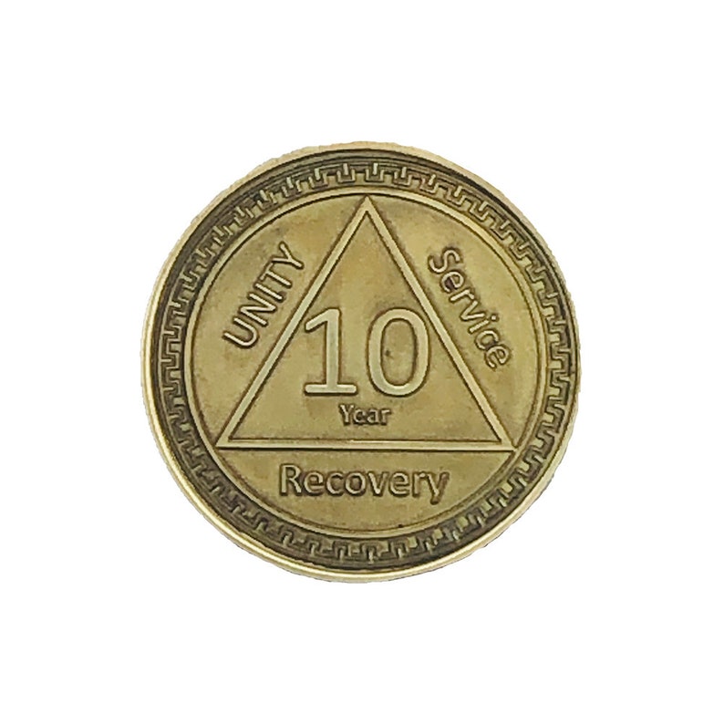 Sobriety Gift Sobriety Coin Sobriety AA One Day at a Time