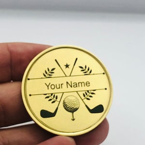 Dad Golf Gift | Personalized Golf Ball Marker for Dad| Golf Gift for Him | Golf Gift for Men | Custom Golf Ball Marker | Golf Gift Ideas