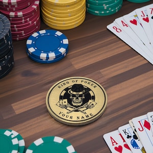 Protetor de Carta de Poker Personalizado | Mãos de Poker | Ficha de Poker | Protetor de Carta | Presente de Poker | Presente de Jogador de Poker | Protetor de Carta Personalizado