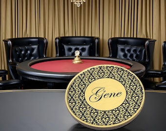 Poker Card Protector Personalized | I'm All In | Poker Chip | Poker Gift Idea | Poker Player Gift | Decision Coin | Coin Collector | Poker