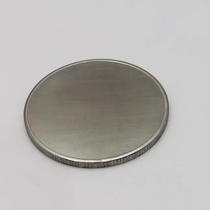 40mm Stainless Steel Coin Blanks for Lasering or Stamping - 10pcs