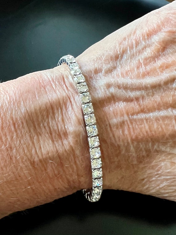Eternity genuine on sale swarovski crystals bracelet