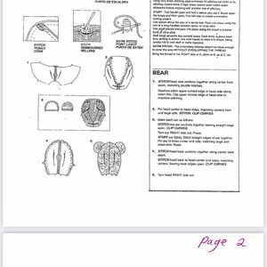 Simplicity Easy Memory Bear Pdf A2115 Rare Pattern UPDATED EASIER