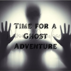 Ghost Hunting, Paranormal Wrap, Halloween Design, 20oz Skinny Tumbler Wrap, Digital PNG File, Instant Download