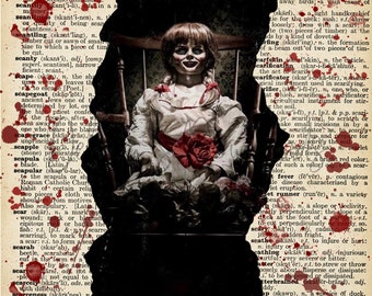 Demon Doll, Horror 20oz Skinny Tumbler Wrap, Digital PNG File, Instant Download