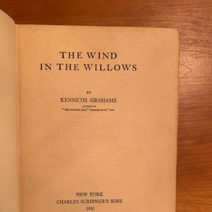 1930 The Wind in the Willows by Kenneth Grahame