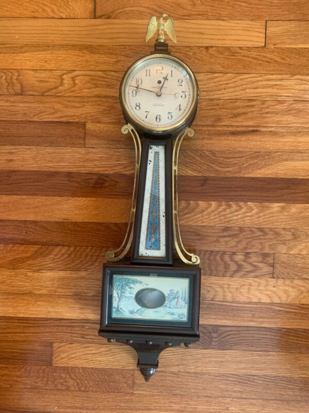 ANTIQUE BANJO CLOCK Waltham Electric Clocks Etsy