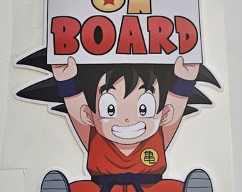 Calcomanía de coche de anime