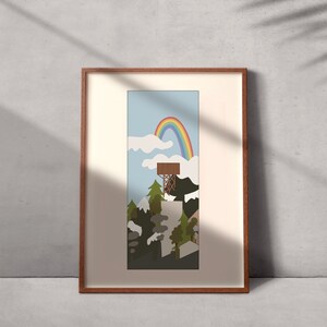 VERTICAL CITY Printable digital illustration | Download original illustration