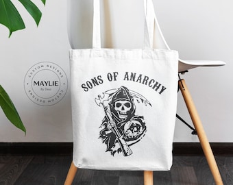 Sons of anarchy tote bag | Inspired SONS | Men of mayhem | Jack Teller | SOA Tote Bag | Samcro Tote Bag | SOA Gift | Trending