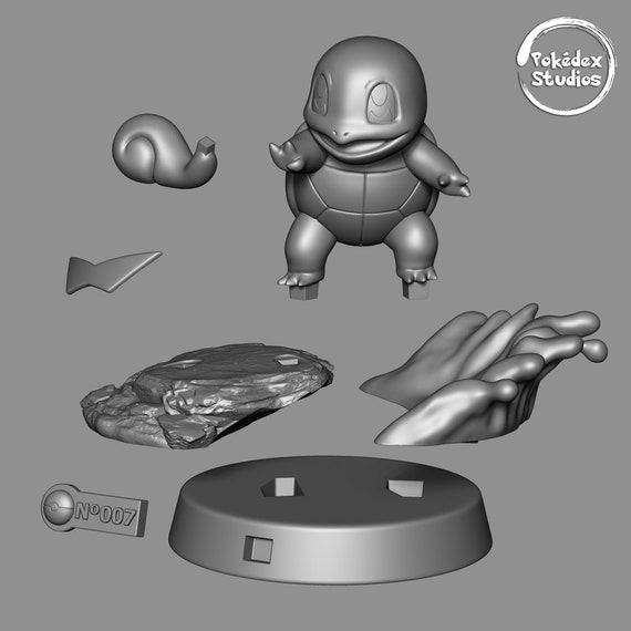 STL file squirtle - pokemon 🐉・3D printable design to download・Cults