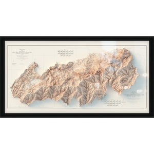 Great Smoky Mountains National Park Karte, Topographisches Relief, Markante Wanddekoration, Geschenk für Entdecker & Geschichtsinteressierte