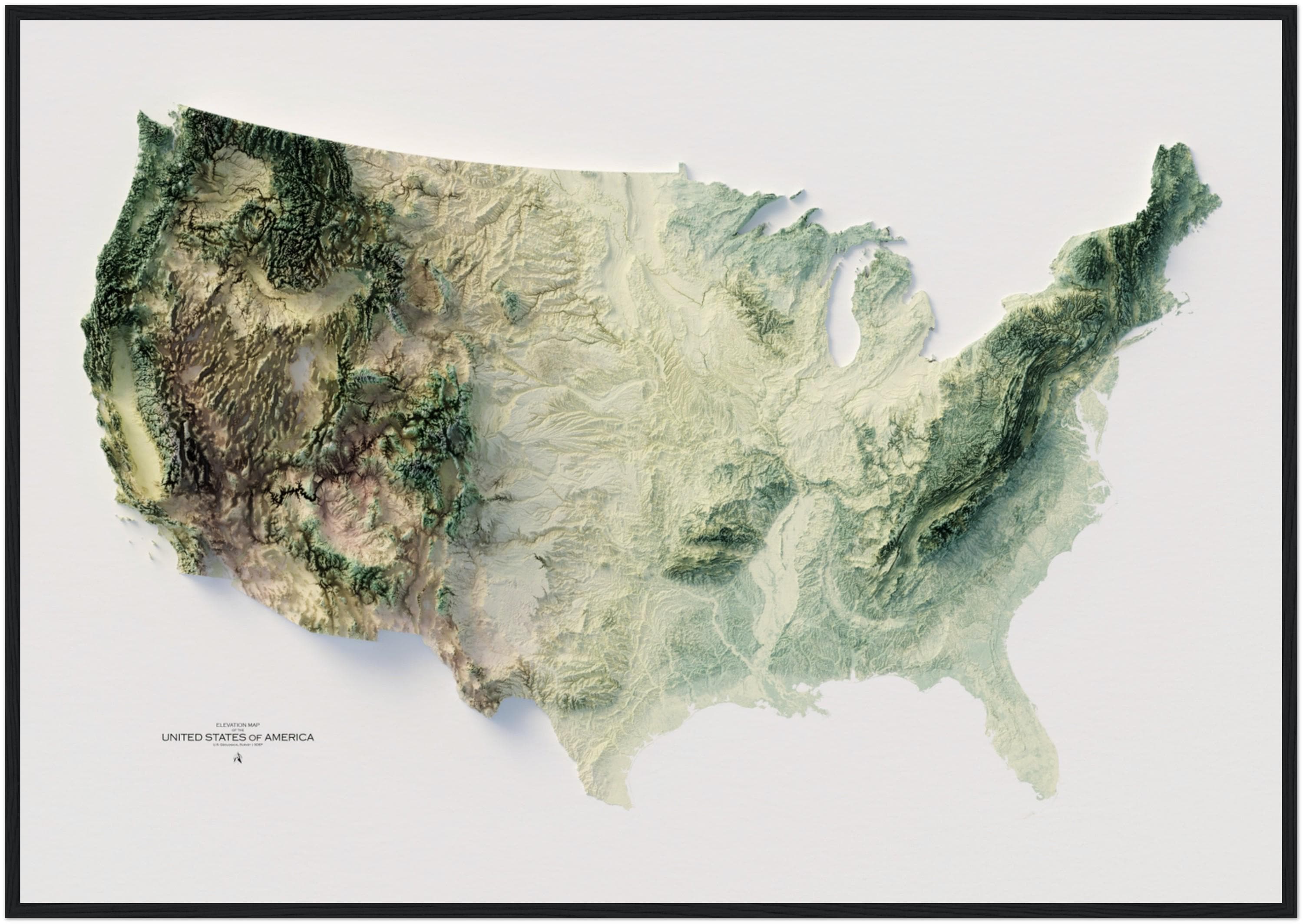Elevation Map Of United States Il A8ks 