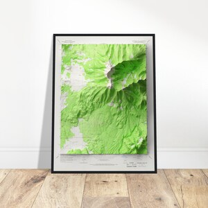 Carte de Humphreys Peak Arizona - Impression topographique Flagstaff, Décor de montagne de l’explorateur, Impression historique unique de l’Arizona