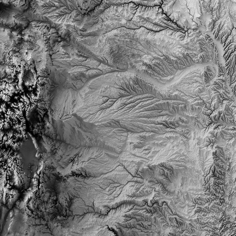 United States Elevation Map Etsy - Il 794xN.4309624163 24l5 