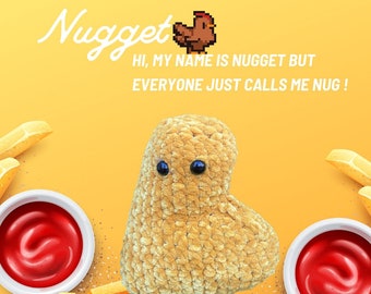 Crochet Nugget Plushie