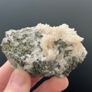 139g Pink Dolomite with Marcasite from Cane Creek Quarry, Missouri