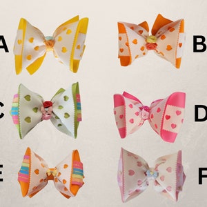 Beaux cheveux de la Saint-Valentin s’inclinent | Hearts Hair s’incline | Pinces à cheveux Hearts | Accessoires pour cheveux Valentine | Hair Bow Hearts | Arc de cheveux pour filles